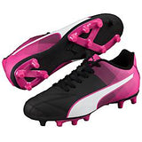 PUMA Kid's Adreno II FG Firm Ground Soccer Cleats JR Black/White/Pink - Best Buy Soccer