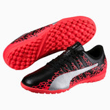 PUMA Kid's Evopower Vigor 4 Graph TT Jr Turf Soccer Boots Black/Silver/Fiery Coral - Best Buy Soccer