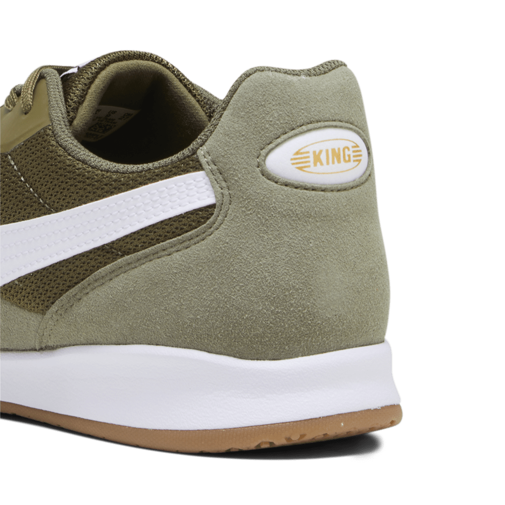 PUMA King Top IT Indoor Shoes Olive Drab/White/Gold - Best Buy Soccer