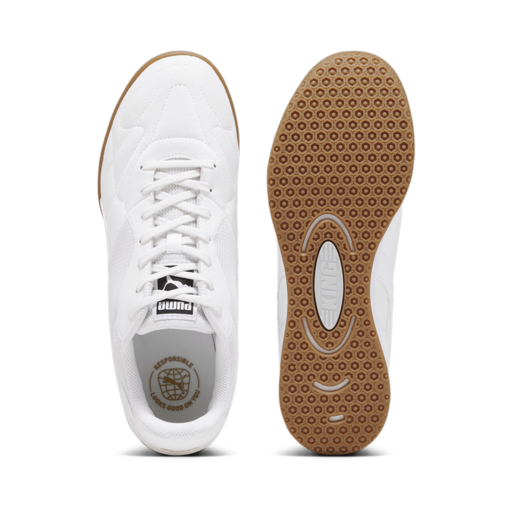 PUMA King Top IT Indoor Shoes White/Gold - Best Buy Soccer