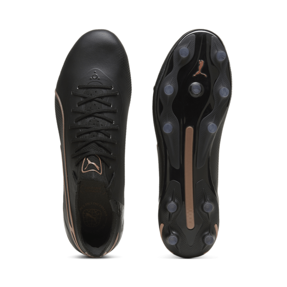 PUMA King Ultimate FG/AG Firm Ground Soccer Cleats Black/Copper - Best Buy Soccer