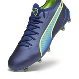 PUMA King Ultimate FG/AG Multi - Ground Soccer Cleats Blue/Green - Best Buy Soccer