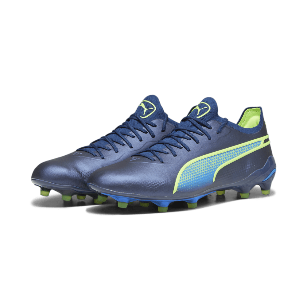 PUMA King Ultimate FG/AG Multi - Ground Soccer Cleats Blue/Green - Best Buy Soccer