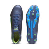 PUMA King Ultimate FG/AG Multi - Ground Soccer Cleats Blue/Green - Best Buy Soccer