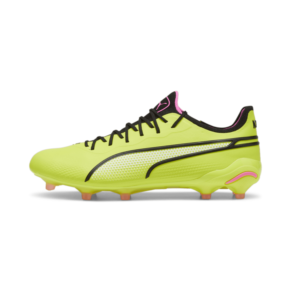 PUMA King Ultimate FG/AG Multi - Ground Soccer Cleats Lime/Black - Best Buy Soccer