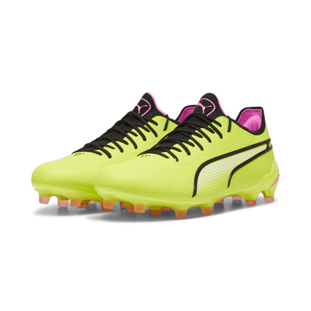 PUMA King Ultimate FG/AG Multi - Ground Soccer Cleats Lime/Black - Best Buy Soccer