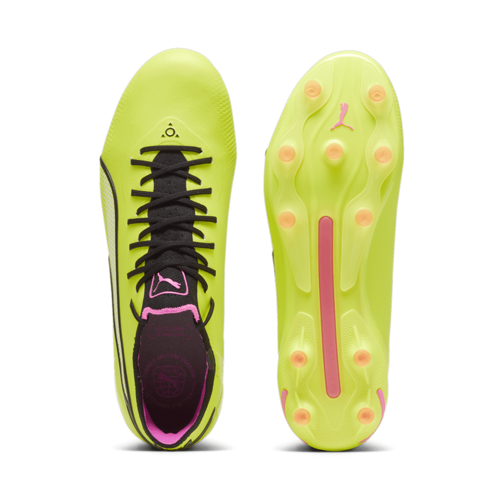 PUMA King Ultimate FG/AG Multi - Ground Soccer Cleats Lime/Black - Best Buy Soccer