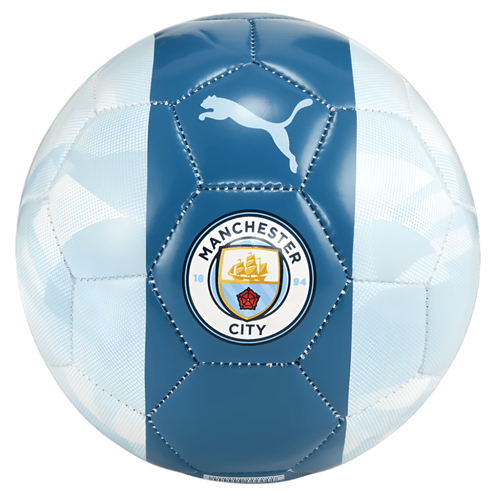PUMA Manchester City FTBLCORE Mini Soccer Ball Silver Sky/Lake Blue - Best Buy Soccer