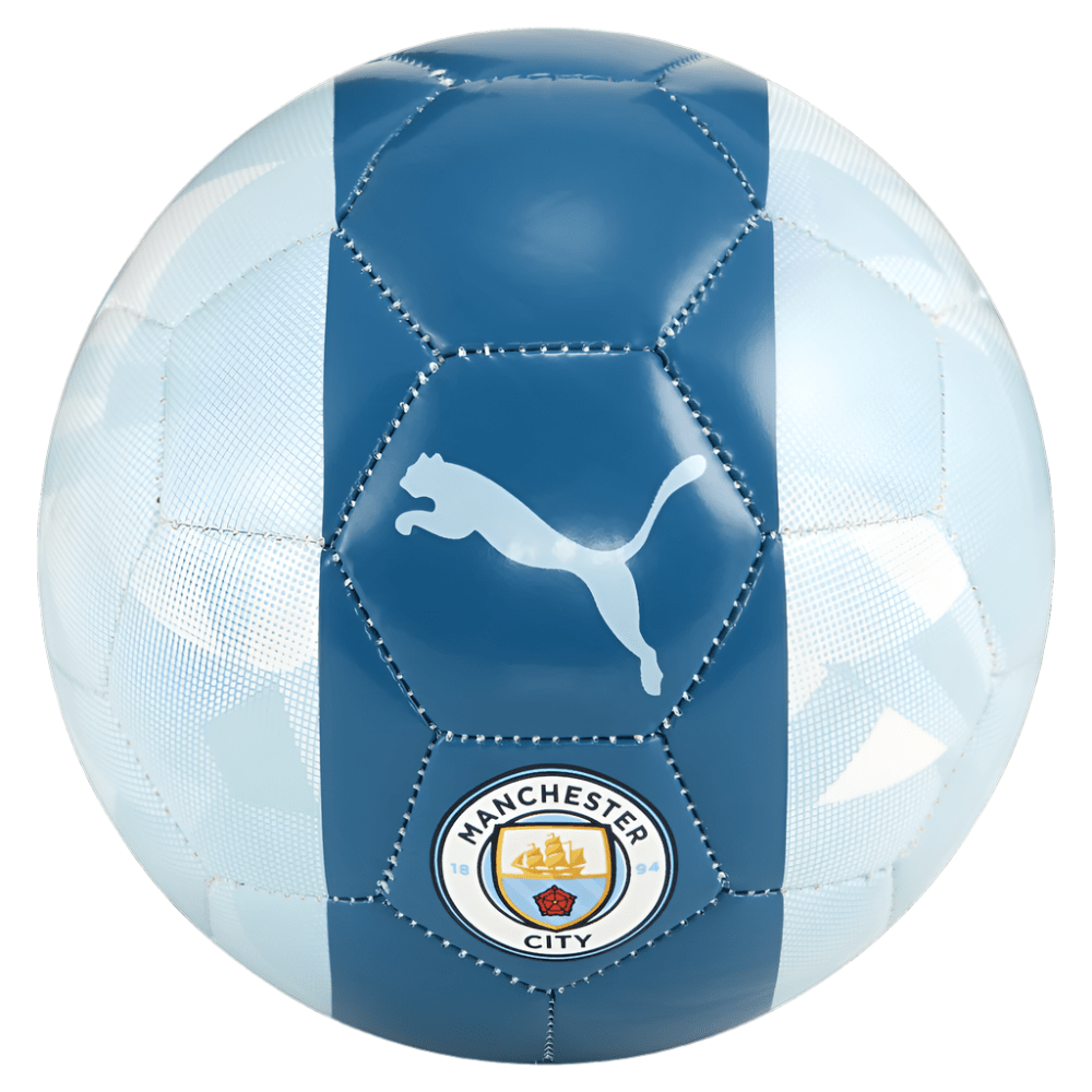 PUMA Manchester City FTBLCORE Mini Soccer Ball Silver Sky/Lake Blue - Best Buy Soccer