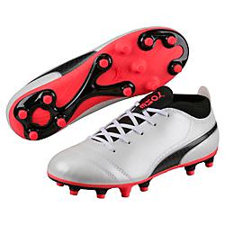 PUMA One 17.4 FG JR White/Black/C - Best Buy Soccer