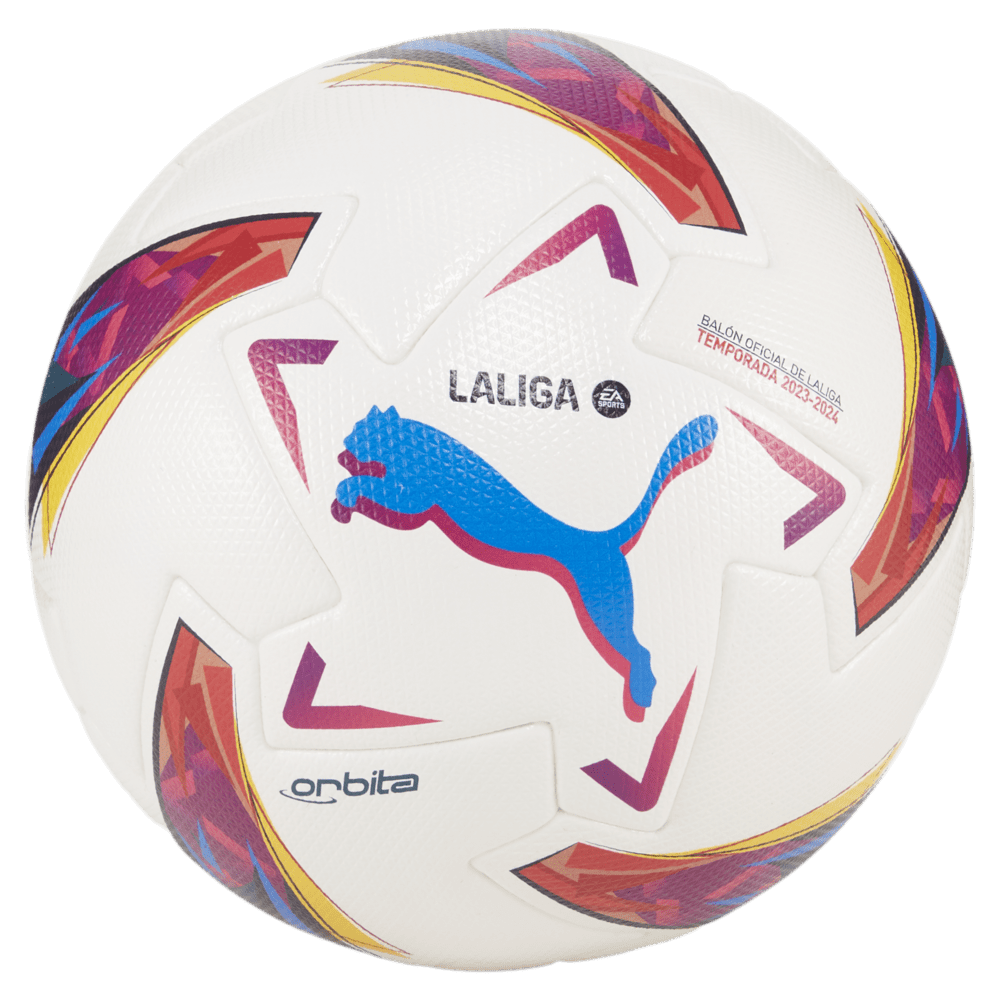 PUMA Orbita La Liga 1 FIFA Quality Pro Soccer Ball - White/Multi Color - Best Buy Soccer