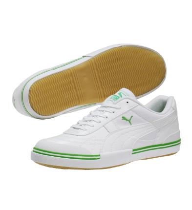 PUMA Paulista White - Green - Best Buy Soccer