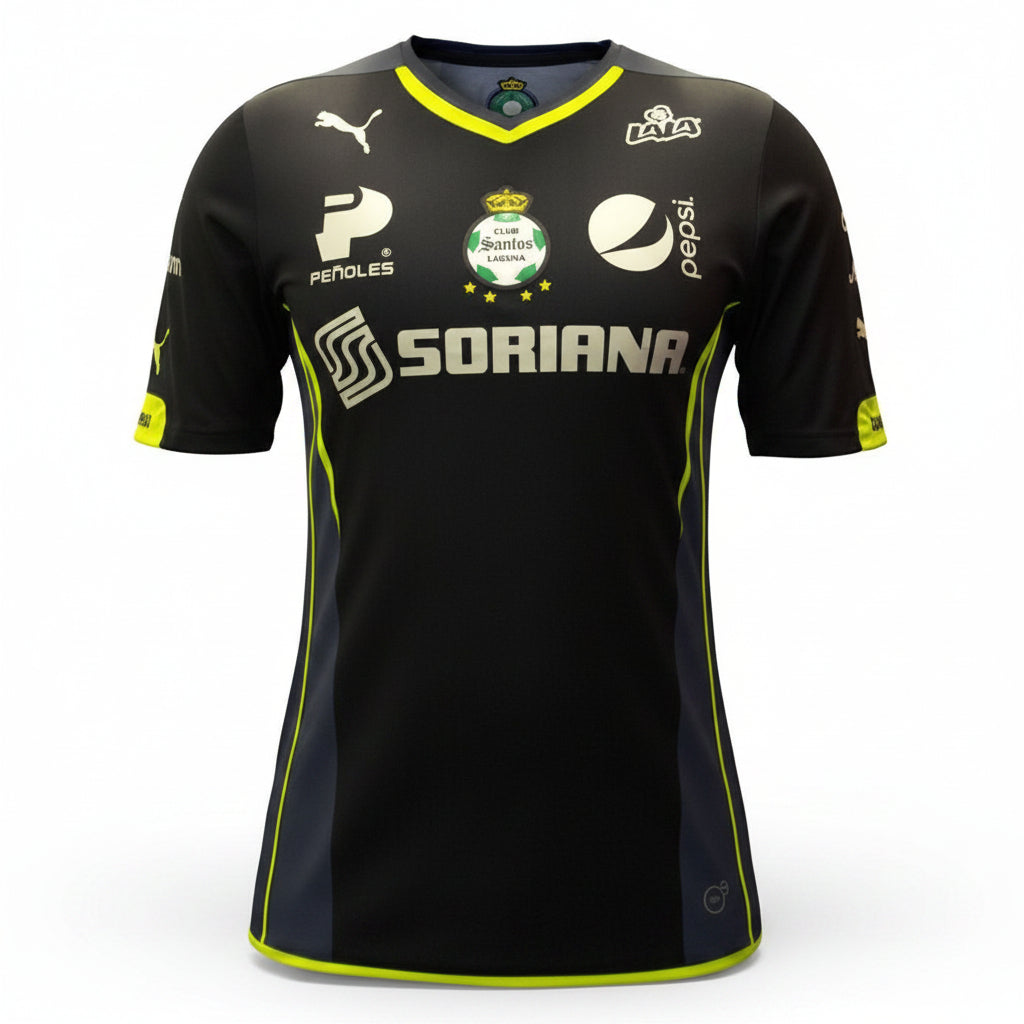 PUMA Santos Away Jersey 2014 Black - Best Buy Soccer
