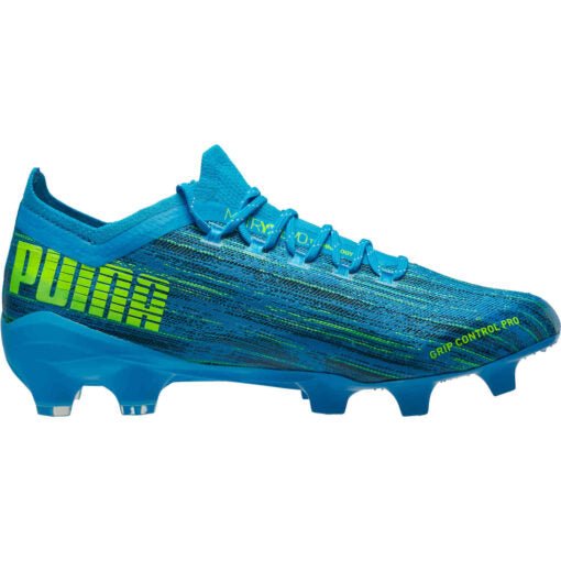 PUMA Ultra 1.2 FG Firm Ground Boots Blue/Yellow - Best Buy Soccer