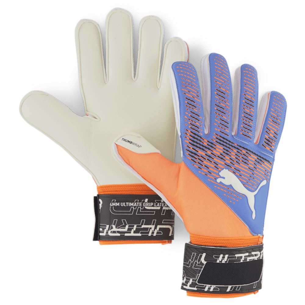 PUMA Ultra Grip 2 RC Goalkeeper Gloves Orange/Blue - Best Buy Soccer