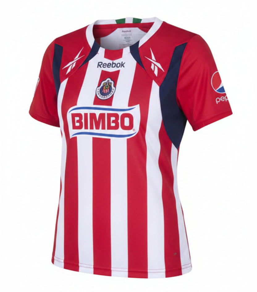 Reebok Women's Chivas Home Jersey 10 - 11 Red/White - Best Buy Soccer