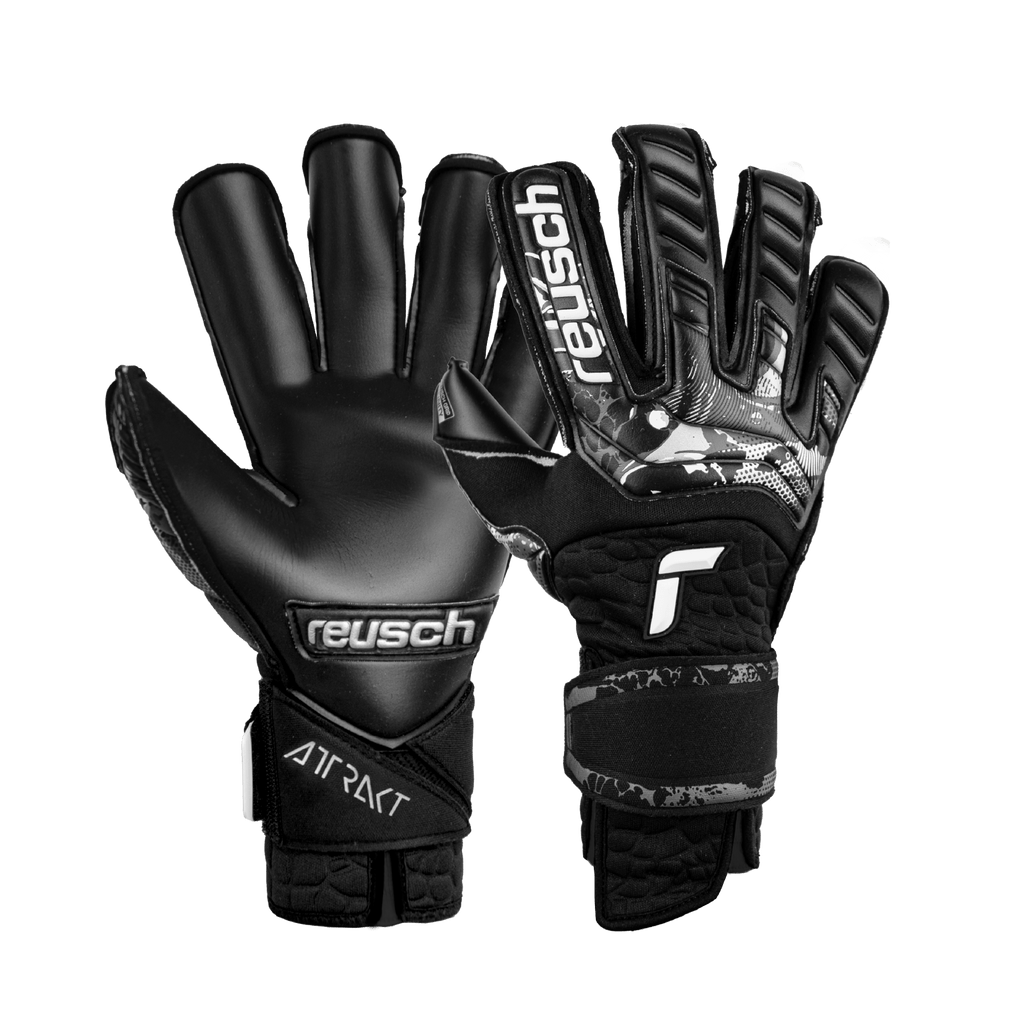 Reusch Attrakt Infinity Resistor Adaptive Flex Goalkeeper Gloves Black - Best Buy Soccer