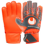 Uhlsport Kid's Supersoft Goalkeeper Gloves AeroRed/Dark Grey - Best Buy Soccer