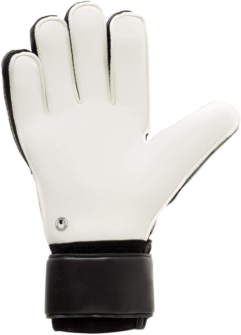 Uhlsport Kid's Supersoft Goalkeeper Gloves Black/Yellow - Best Buy Soccer