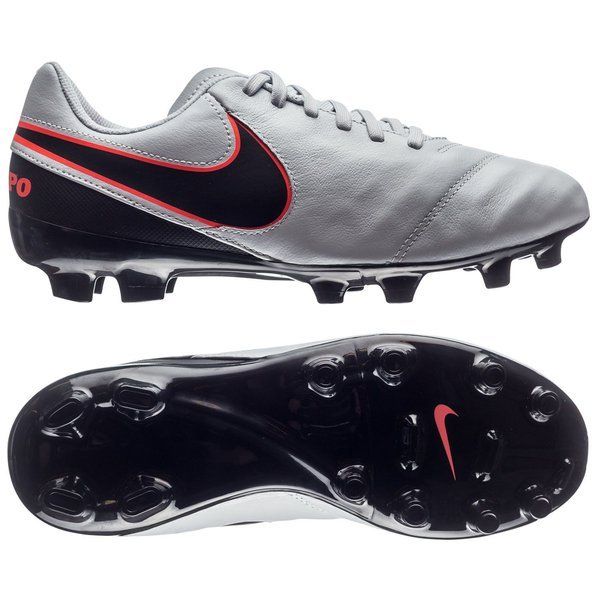 Nike JR Tiempo Legend IV FG Firm Ground Football Boots Pure Platinum/Silver