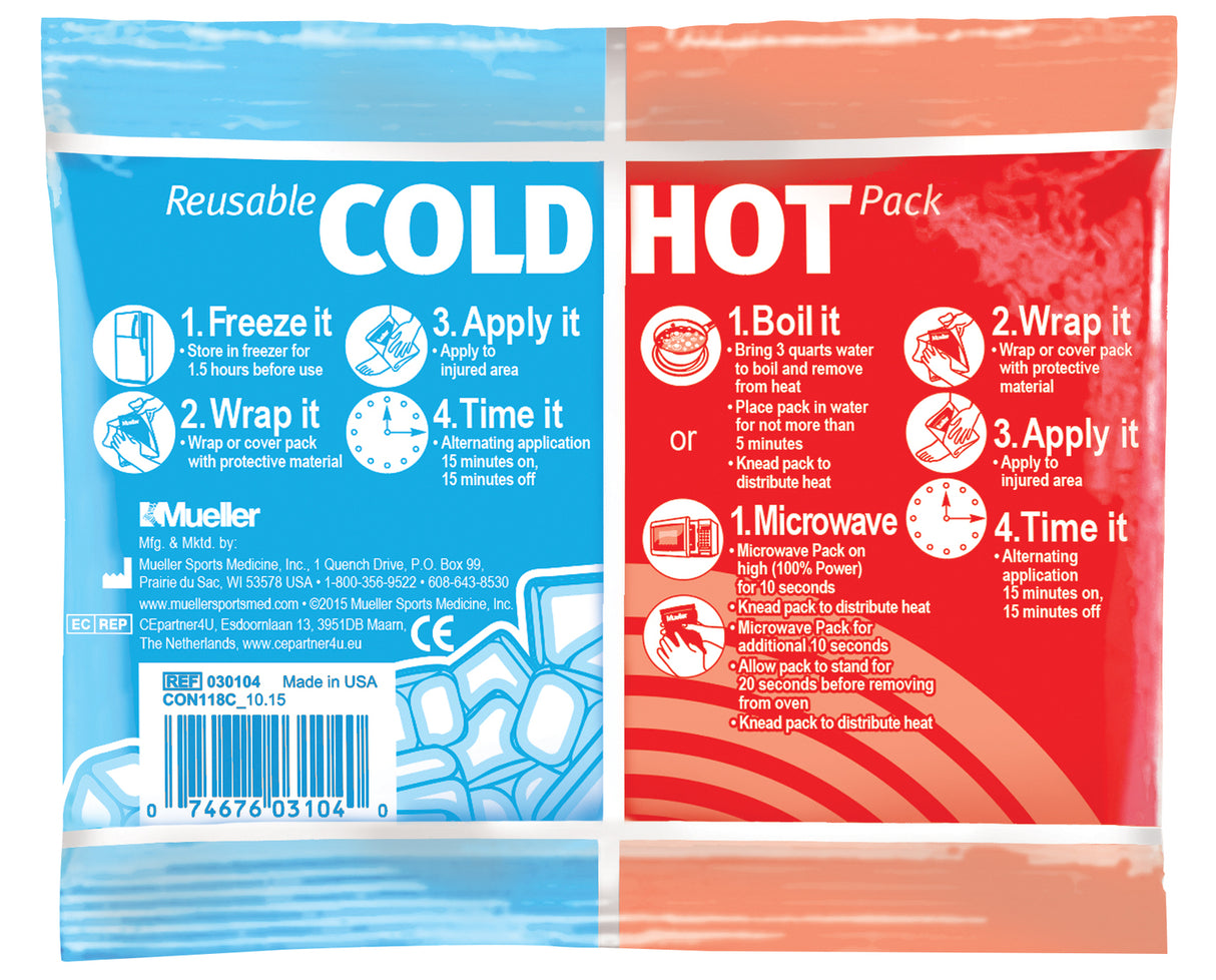 Mueller Reusable Cold/Hot Pack 4.75"x6" (Small) - EA