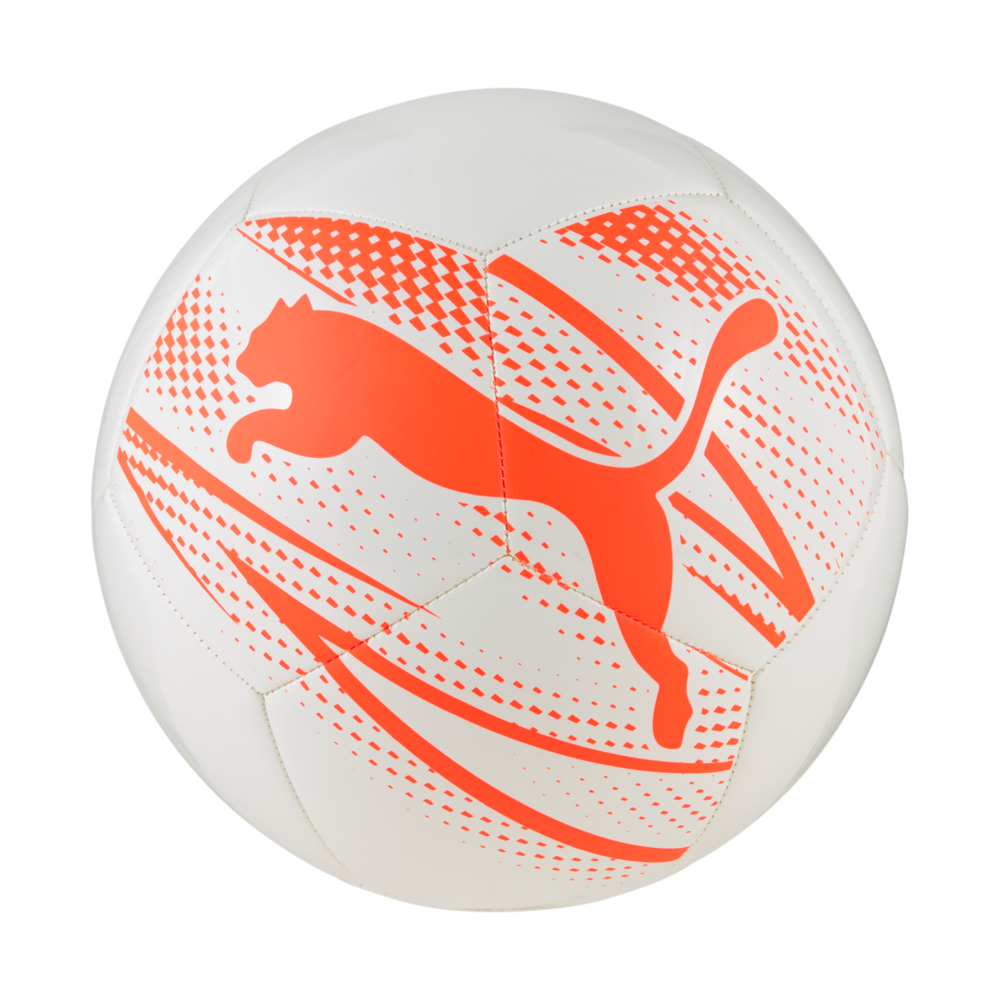PUMA Attacanto Graphic Ball White/Glowing Red