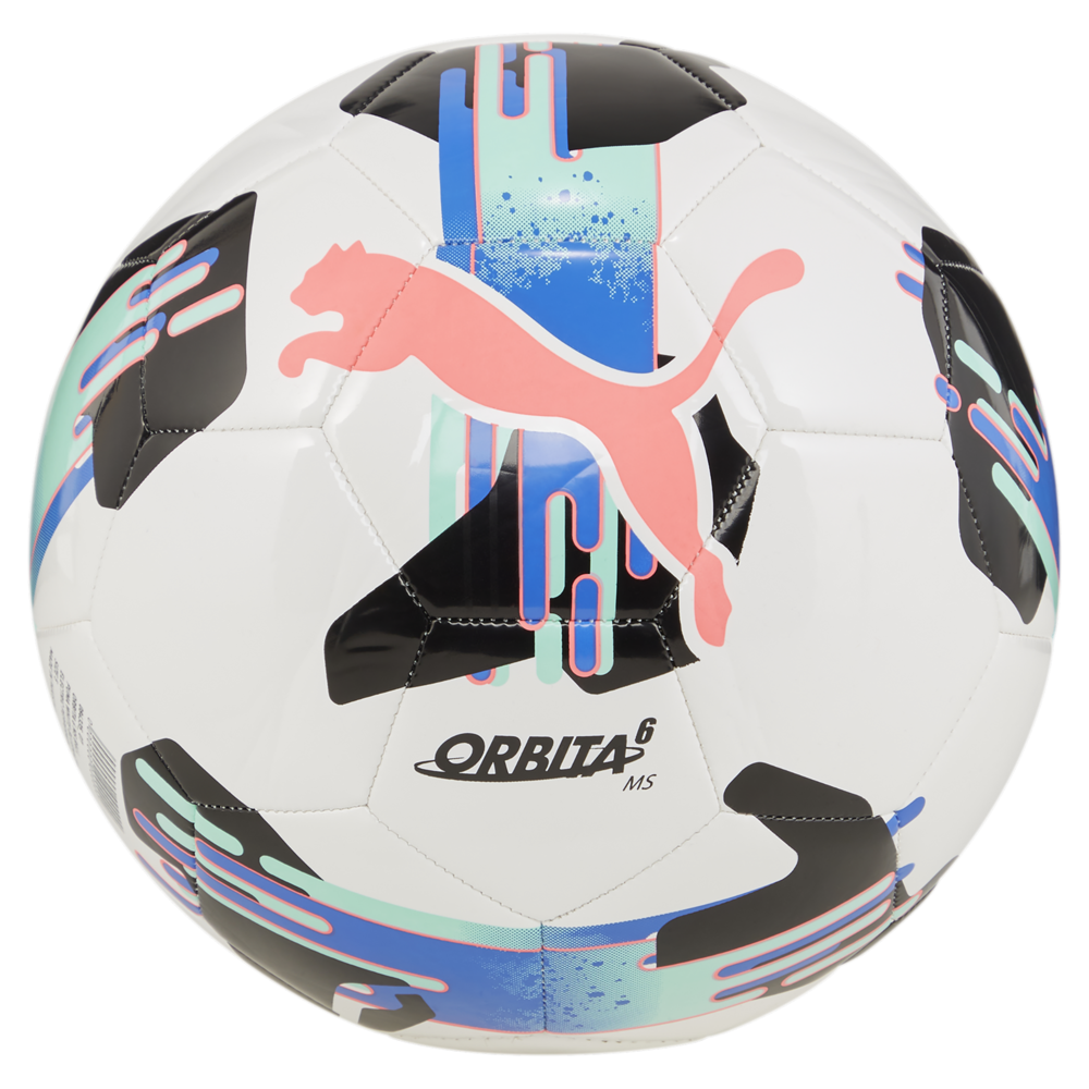 PUMA Orbita 6 MS Soccer Ball White/Blue