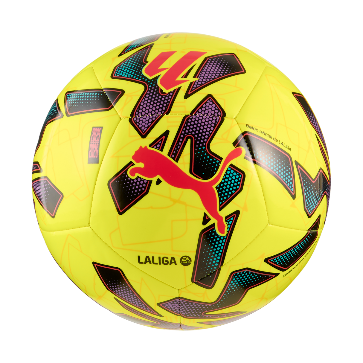 PUMA Orbita LaLiga 1 MS Soccer Ball - Fluor Yellow