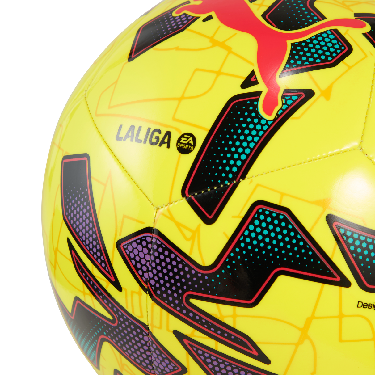PUMA Orbita LaLiga 1 MS Soccer Ball - Fluor Yellow