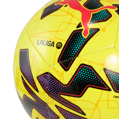 PUMA Orbita LaLiga 1 MS Soccer Ball - Fluor Yellow