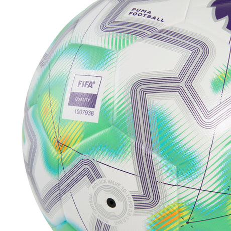 PUMA Orbita Match Premier League Thrill (FIFA Quality) Soccer Ball - White/Multicolor