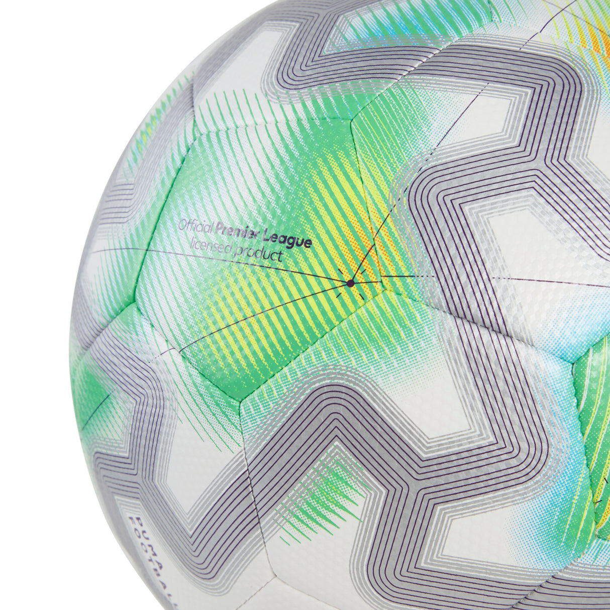 PUMA Orbita Cup Premier League Thrill Soccer Ball - White/Multicolor