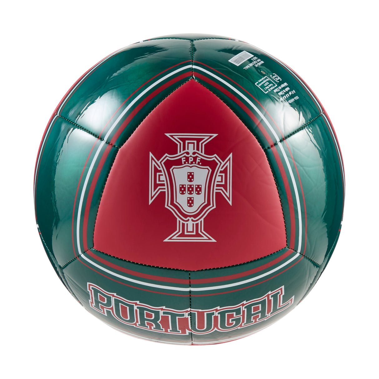 PUMA Portugal Culture Soccer Ball - Red/Green Lagoon