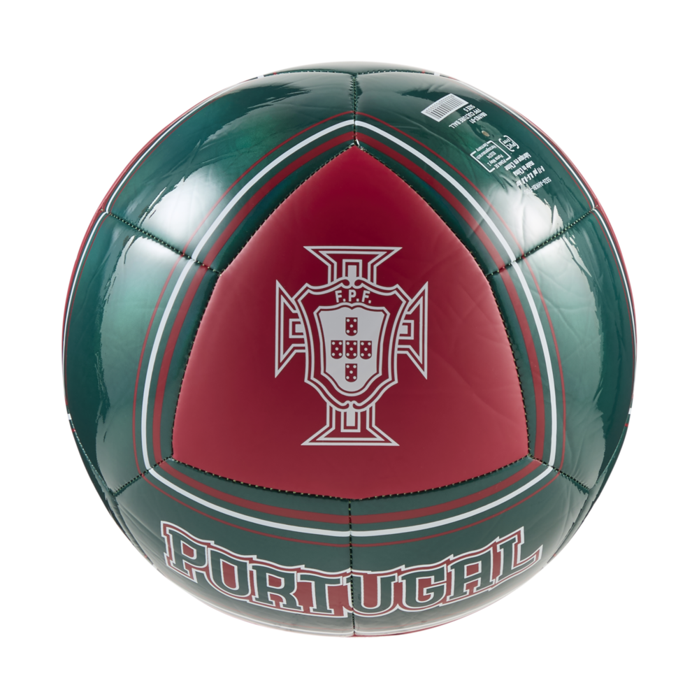 PUMA Portugal Culture Soccer Ball - Red/Green Lagoon