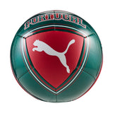 PUMA Portugal Culture Soccer Ball - Red/Green Lagoon