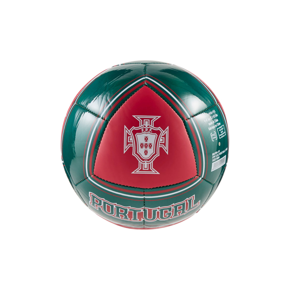 PUMA Portugal Culture Mini Soccer Ball - Red/Green Lagoon