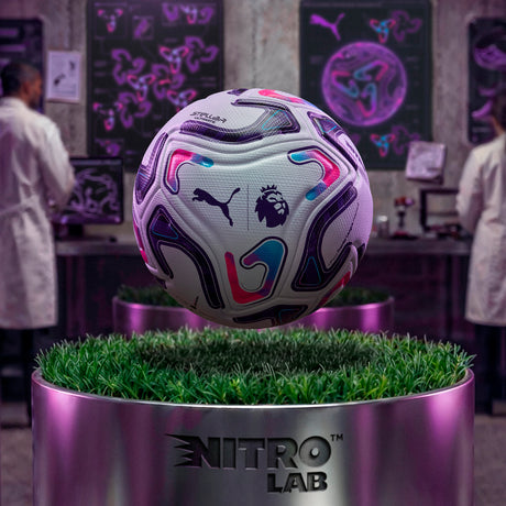 Balón de Fútbol PUMA Stellar Nitro Ultimate PL Reactivity - Blanco/Multicolor