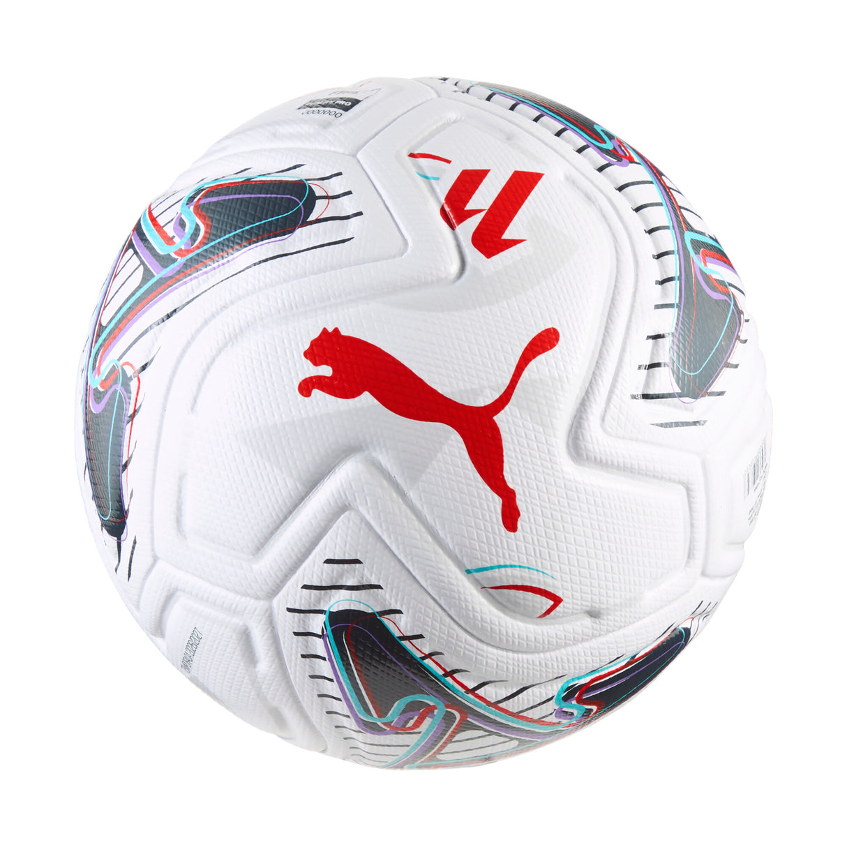 PUMA Stellar Nitro Ultimate LaLiga Soccer Ball - White/Multicolor