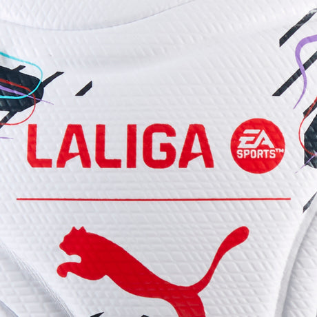 PUMA Stellar Nitro Ultimate LaLiga Soccer Ball - White/Multicolor