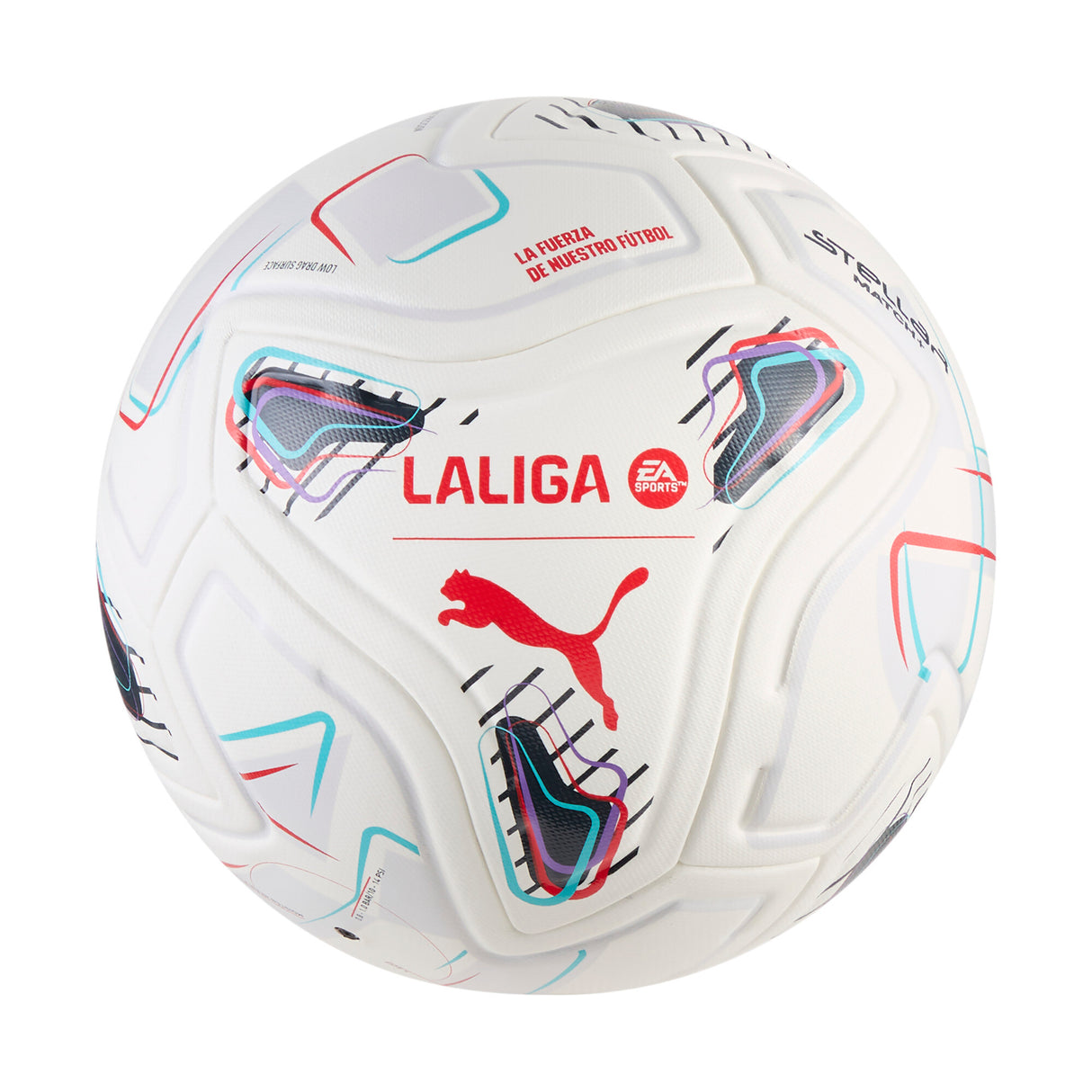 Balón de fútbol PUMA Stellar Match LaLiga - Blanco/Multicolor