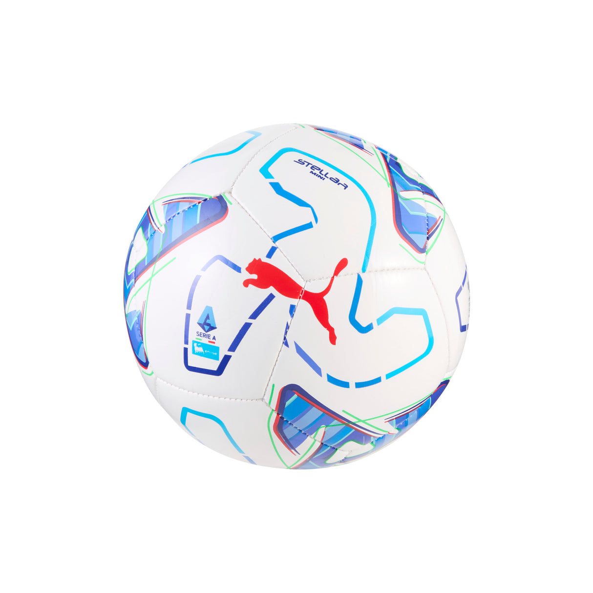 Minibalón de fútbol PUMA Stellar Serie A - Blanco/Multicolor