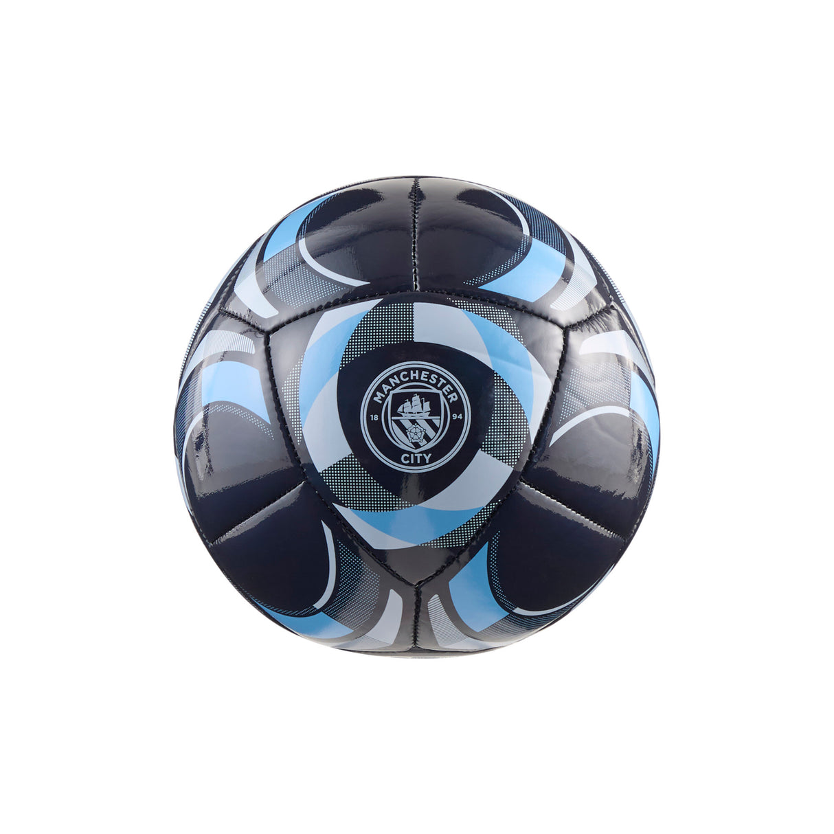 PUMA Manchester City Culture Mini Soccer Ball - Navy/Light Blue