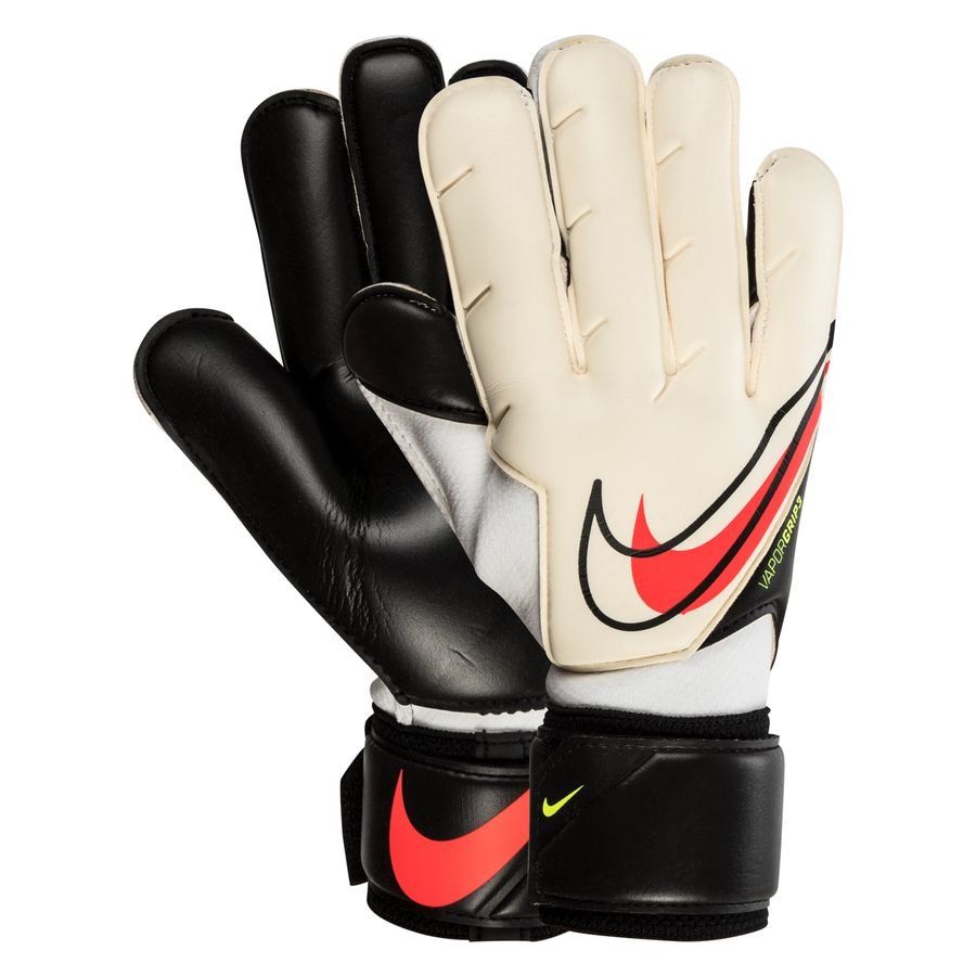 Nike Vapor Grip3  Goalkeeper Gloves White/Black/Bright Crimson
