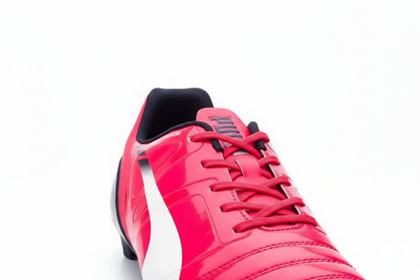 PUMA Evospeed 1.3 FG Firm Ground Soccer Cleats - Bright Plasma/White/Peacoat