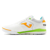JOMA Top Flex Rebound 2332 IN Indoor Soccer Shoes - White/Orange
