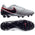 Nike Tiempo Genio II Leather FG Firm Groun Soccer Cleats - Pure Platinum/Black