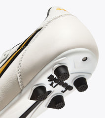 Diadora Brasil LT + MDPU Firm Ground Football Boots White/Gold