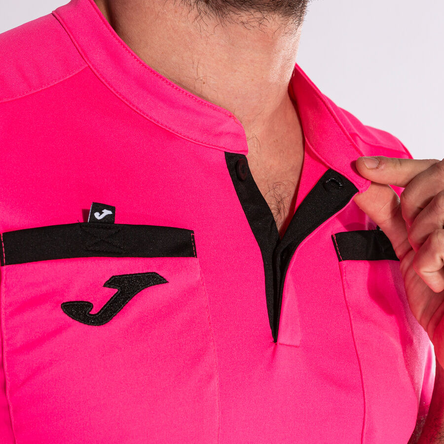 Camiseta de árbitro Joma rosa flúor