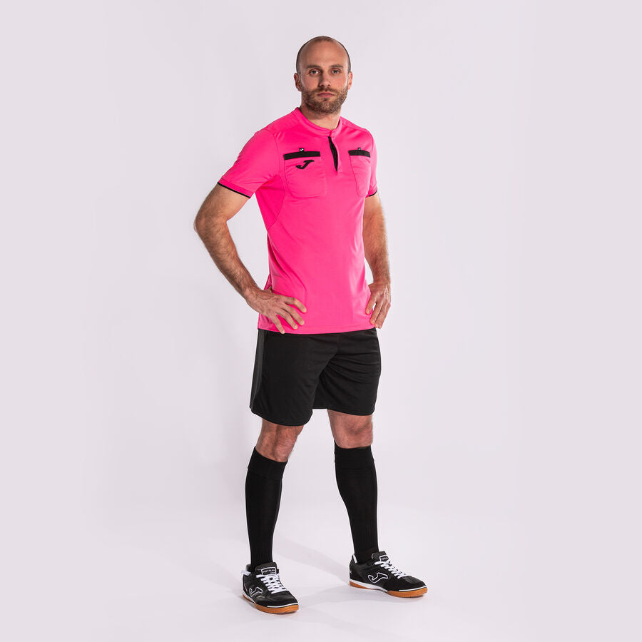 Camiseta de árbitro Joma rosa flúor