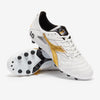 Diadora Match Winner Made in Italy OG LT+ MDPU Firm Ground Soccer Cleats - White/Gold